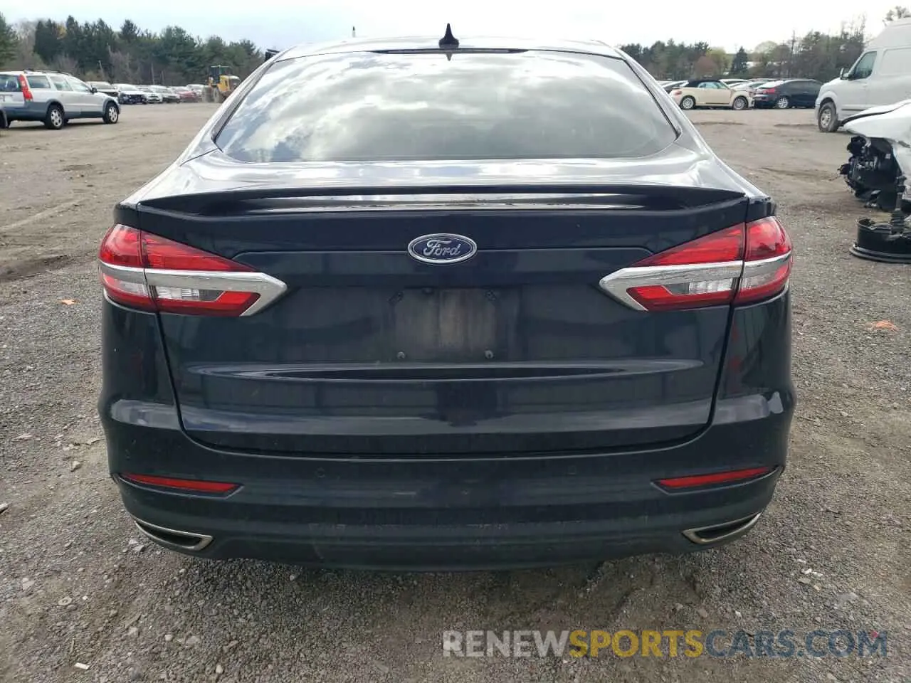6 Photograph of a damaged car 3FA6P0K96KR102400 FORD FUSION 2019