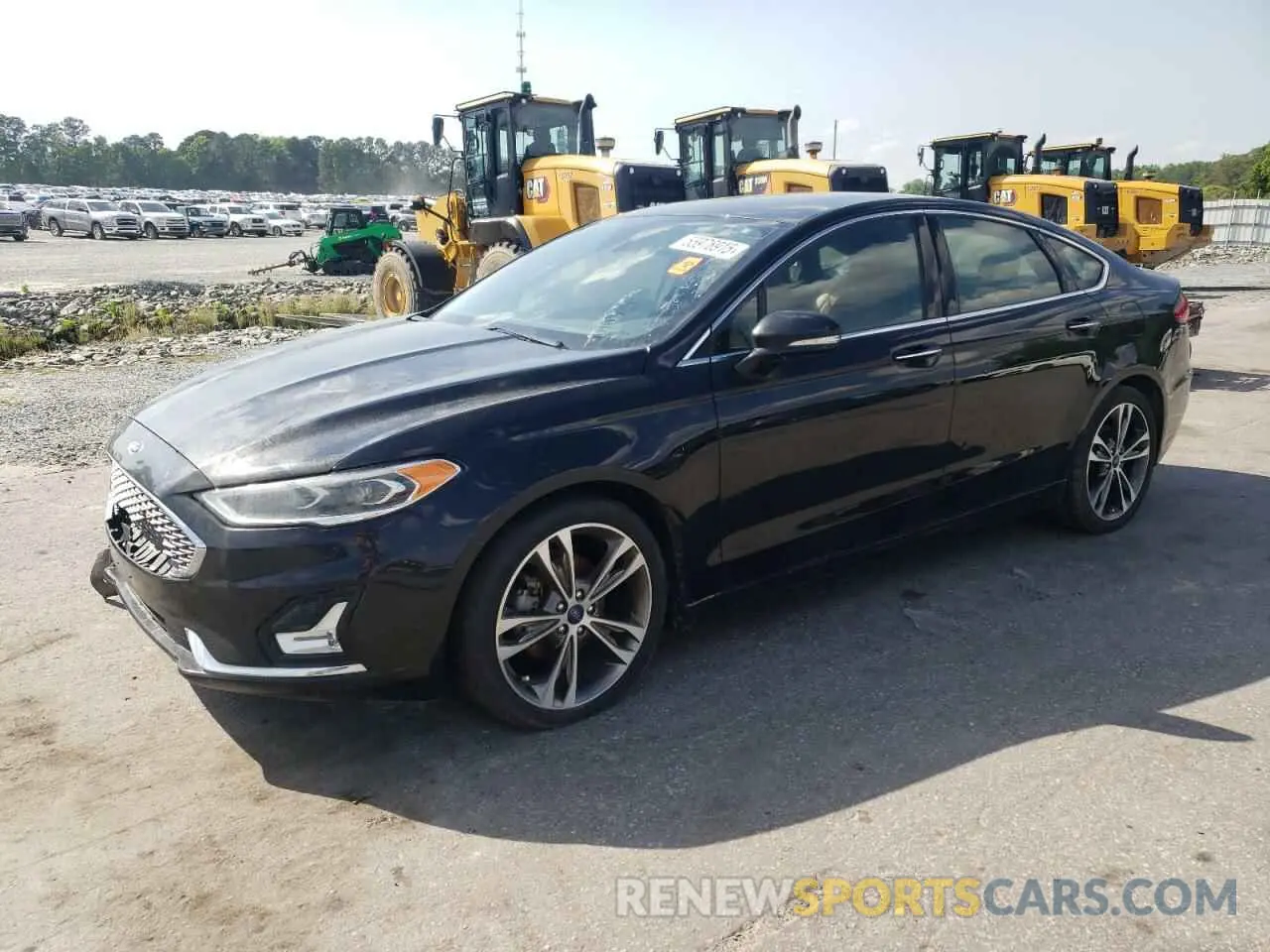 1 Photograph of a damaged car 3FA6P0K96KR270554 FORD FUSION 2019