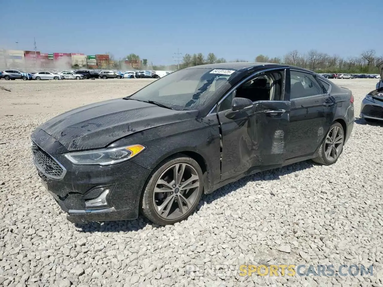 1 Photograph of a damaged car 3FA6P0K97KR121781 FORD FUSION 2019