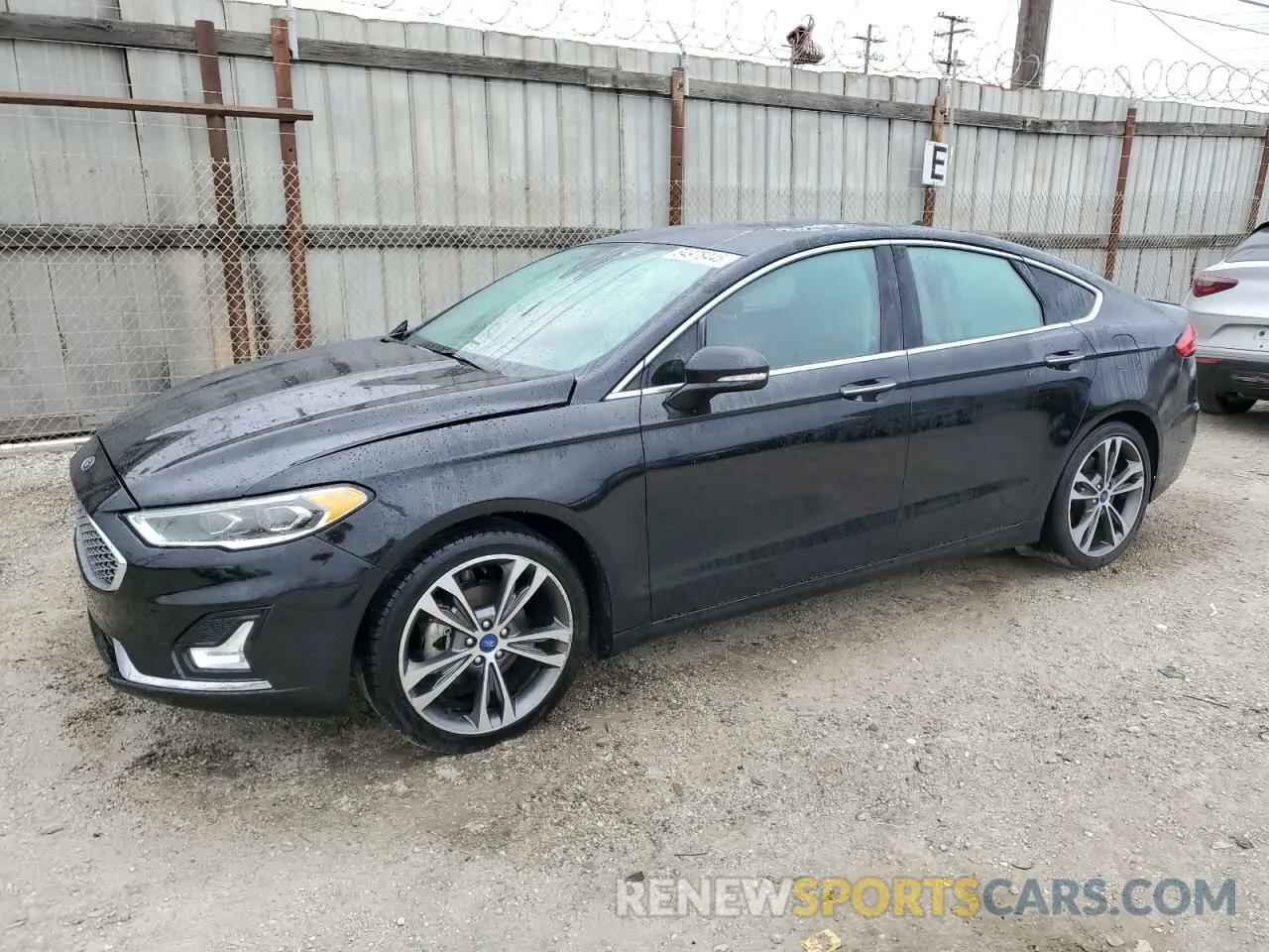 1 Photograph of a damaged car 3FA6P0K97KR254492 FORD FUSION 2019