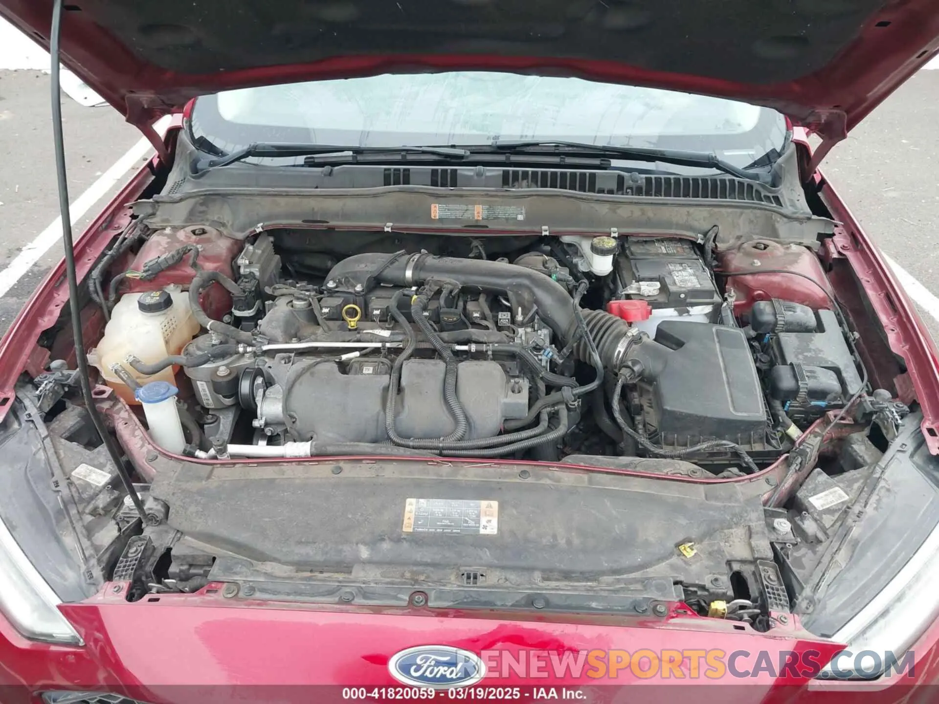 10 Photograph of a damaged car 3FA6P0K98KR179513 FORD FUSION 2019