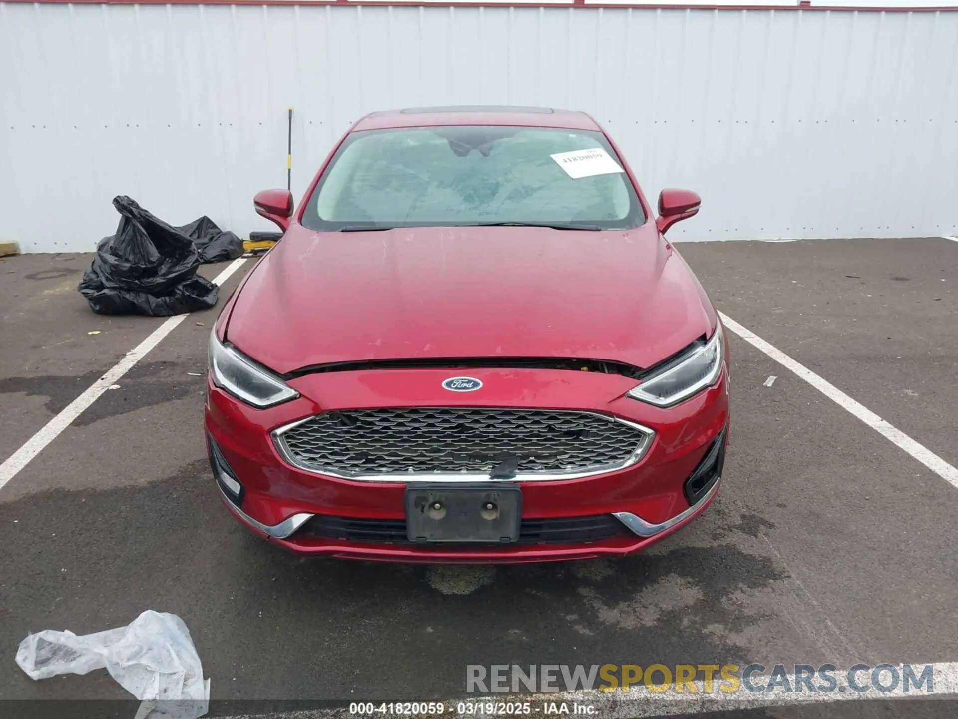 12 Photograph of a damaged car 3FA6P0K98KR179513 FORD FUSION 2019
