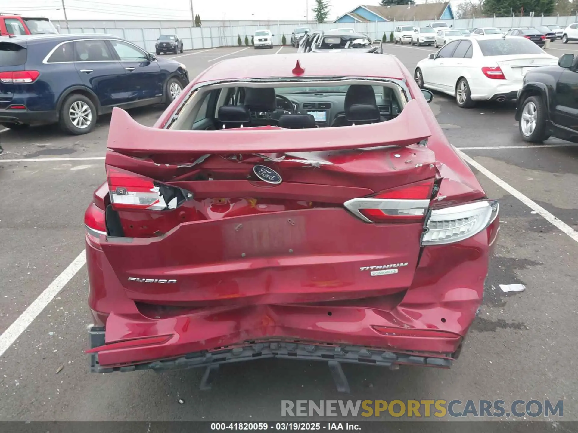 16 Photograph of a damaged car 3FA6P0K98KR179513 FORD FUSION 2019