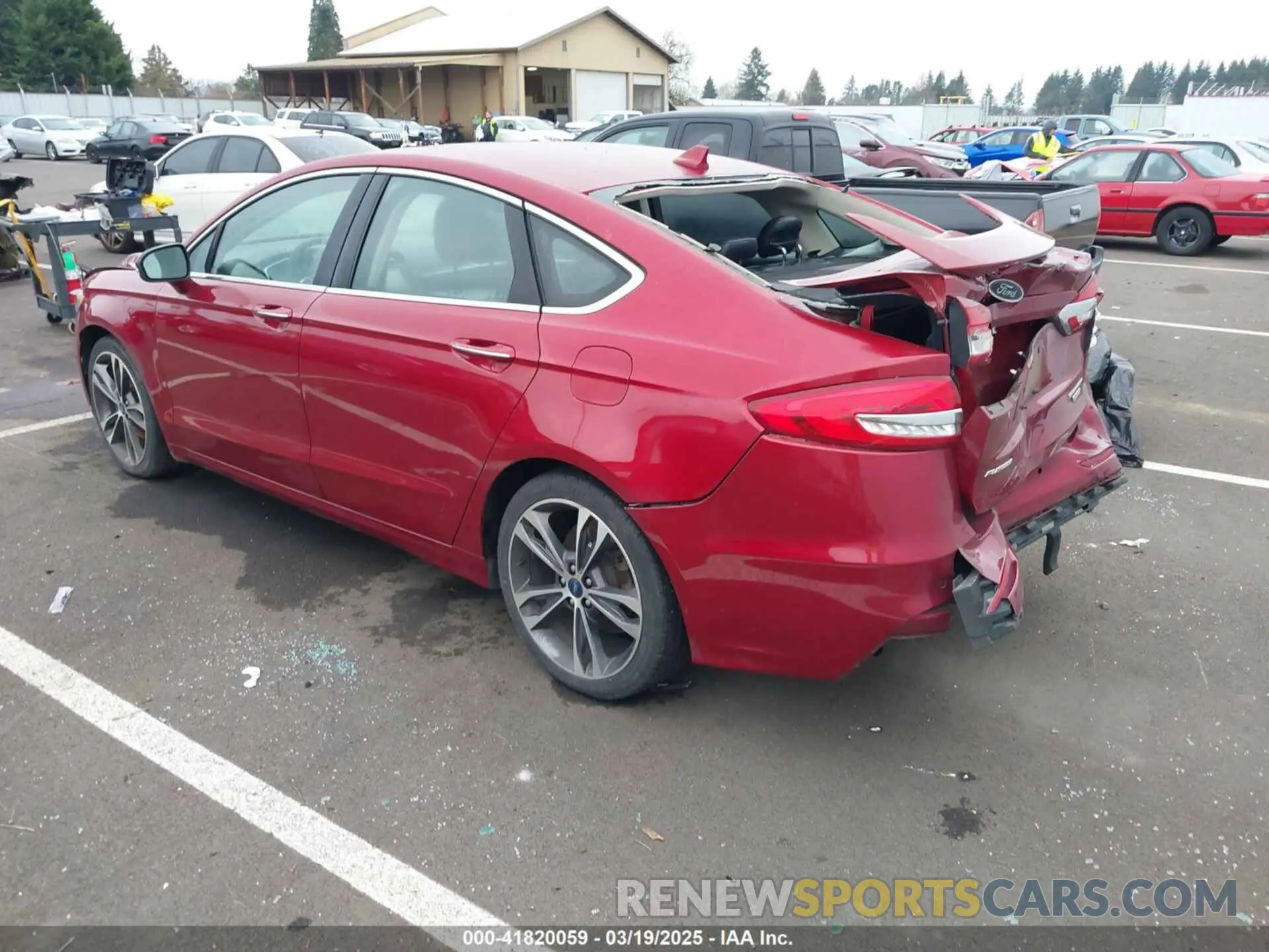 3 Photograph of a damaged car 3FA6P0K98KR179513 FORD FUSION 2019