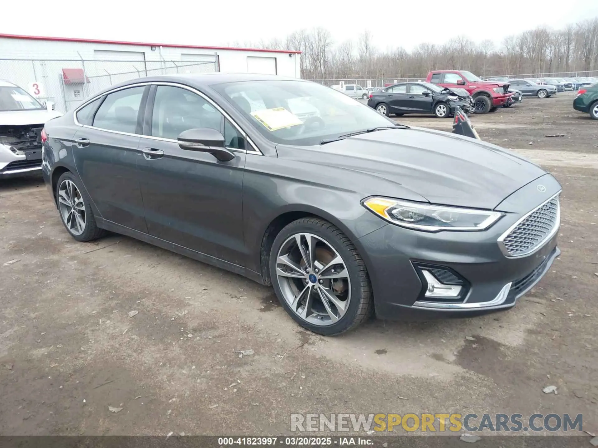 1 Photograph of a damaged car 3FA6P0K9XKR259556 FORD FUSION 2019