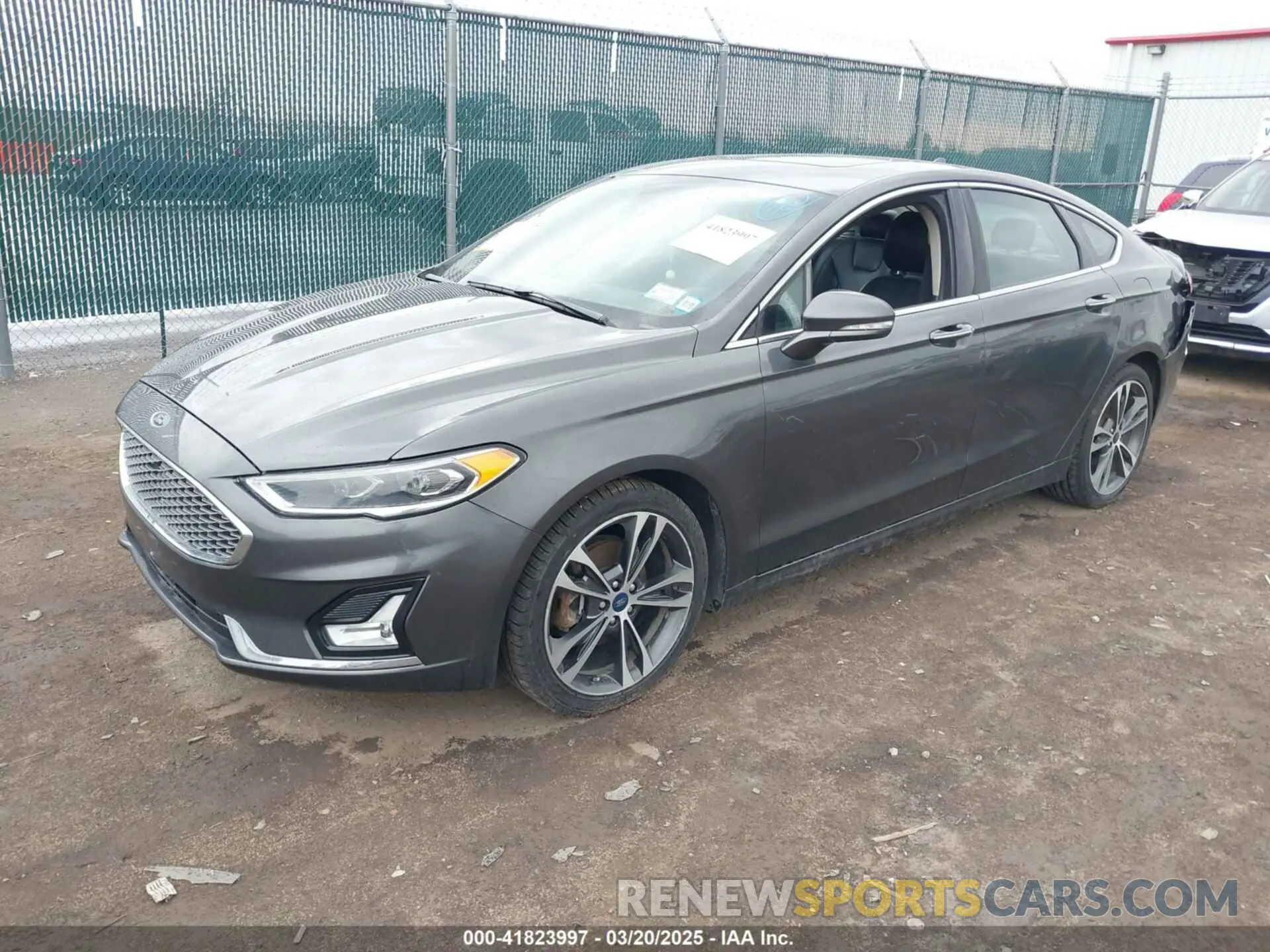 2 Photograph of a damaged car 3FA6P0K9XKR259556 FORD FUSION 2019