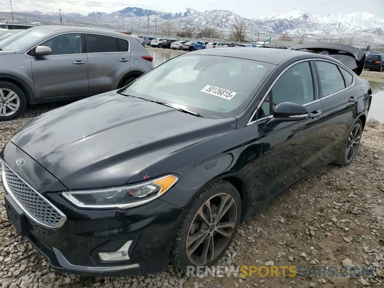 1 Photograph of a damaged car 3FA6P0K9XKR269374 FORD FUSION 2019