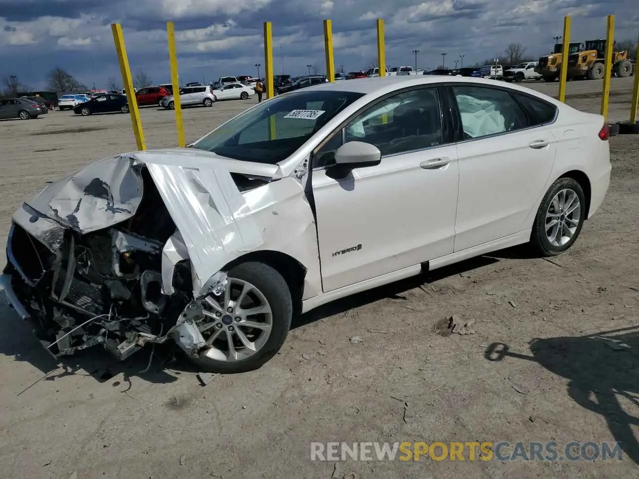 1 Photograph of a damaged car 3FA6P0LU1KR169151 FORD FUSION 2019