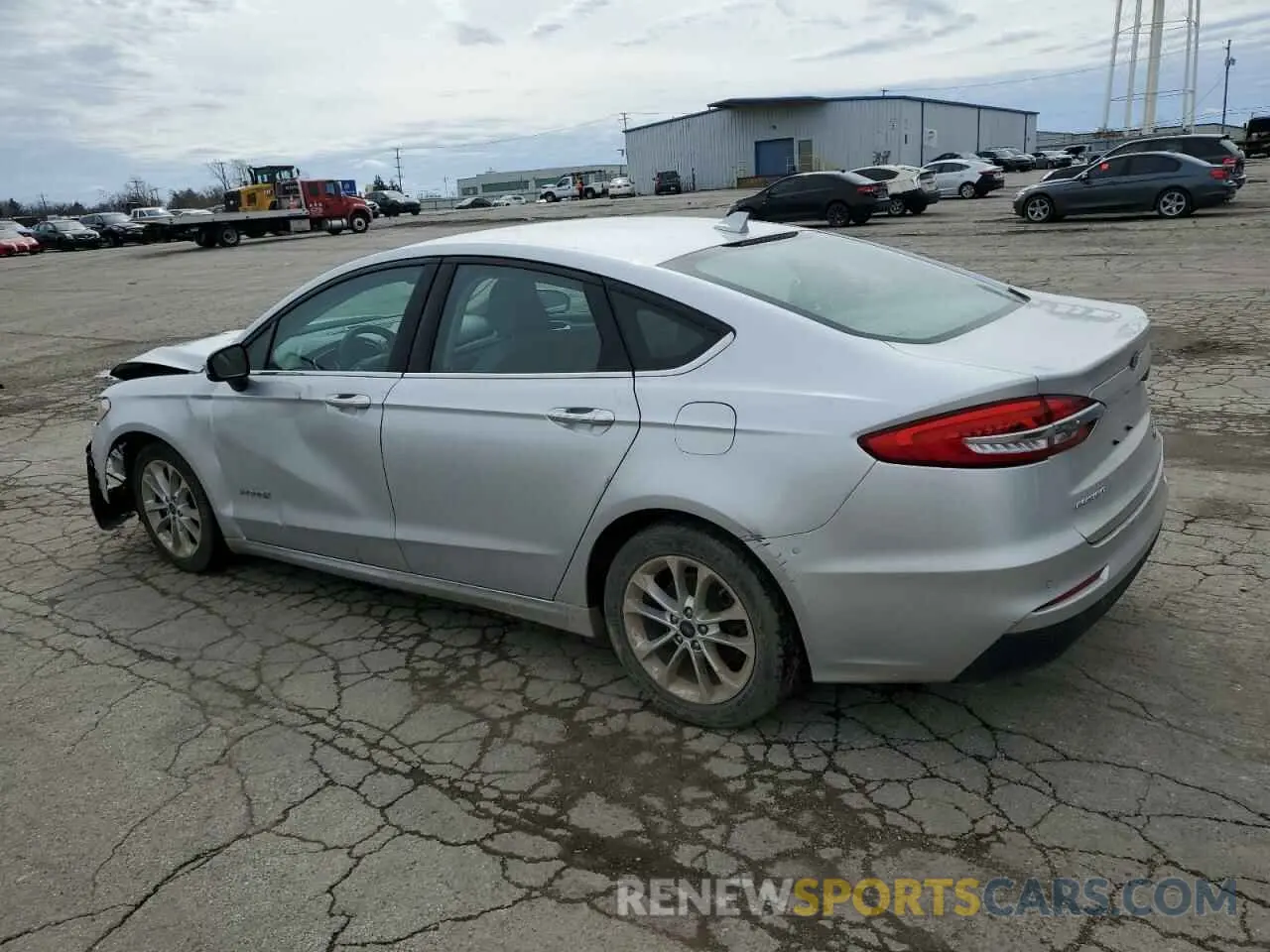 2 Photograph of a damaged car 3FA6P0LU1KR242759 FORD FUSION 2019