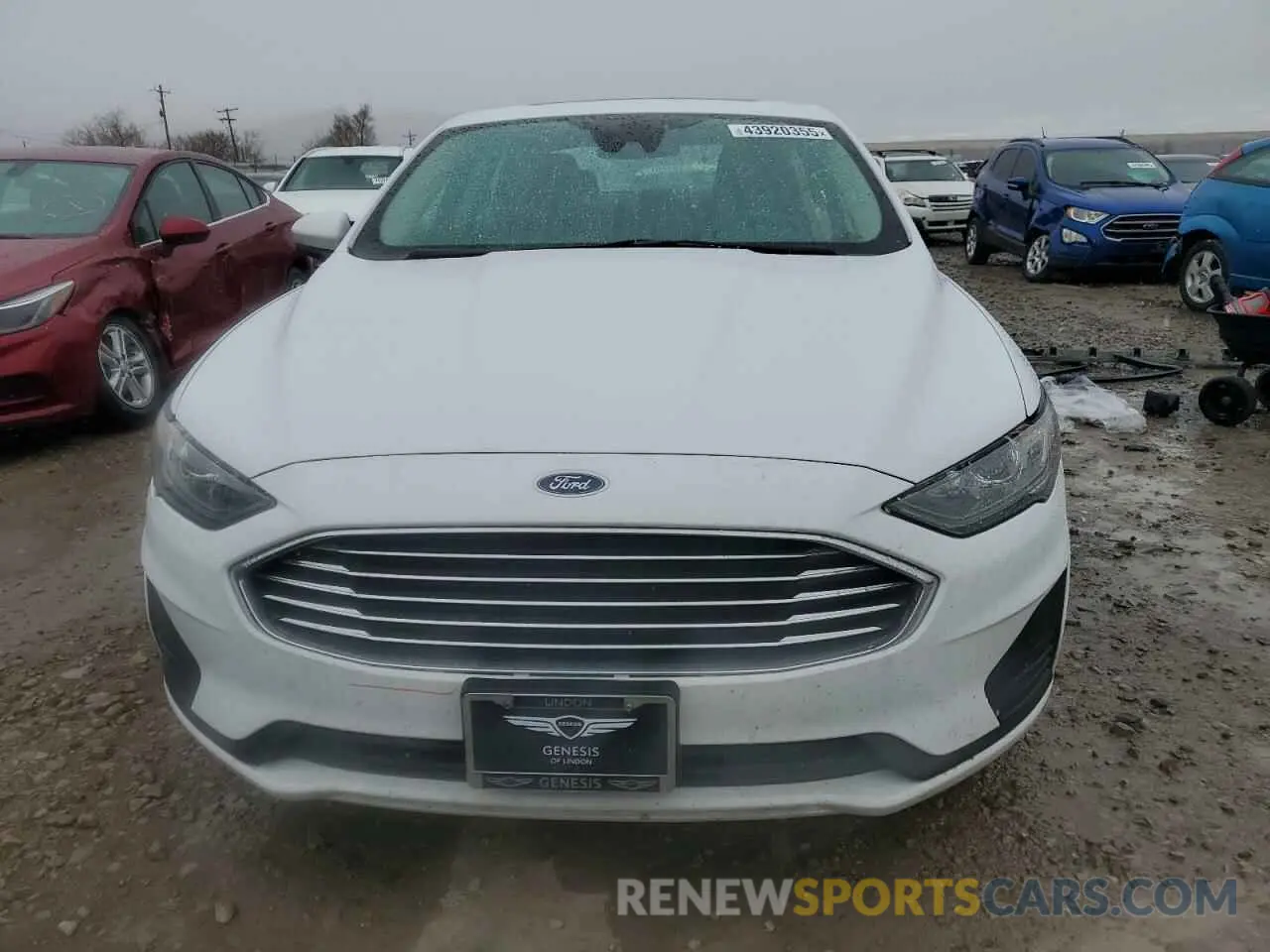5 Photograph of a damaged car 3FA6P0LU2KR109198 FORD FUSION 2019