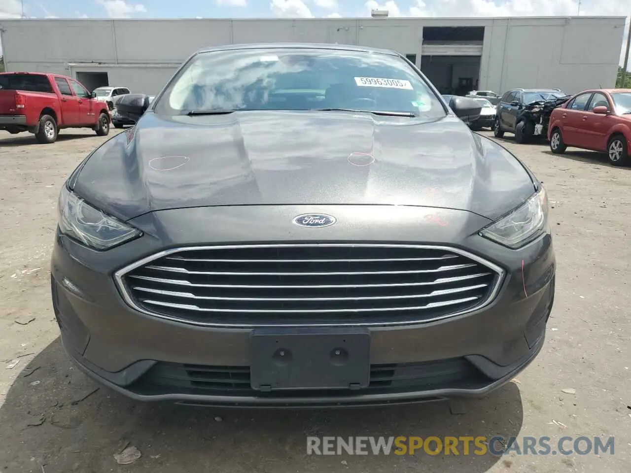 5 Photograph of a damaged car 3FA6P0LU2KR163620 FORD FUSION 2019