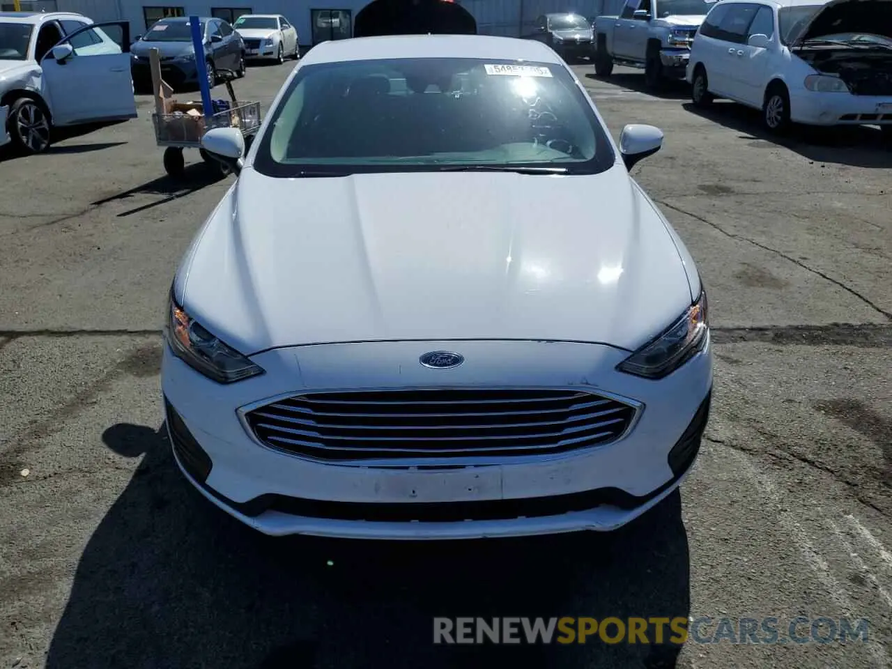 5 Photograph of a damaged car 3FA6P0LU2KR201864 FORD FUSION 2019