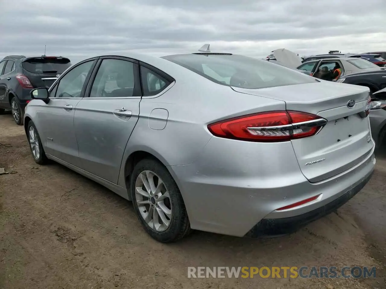 2 Photograph of a damaged car 3FA6P0LU3KR180801 FORD FUSION 2019
