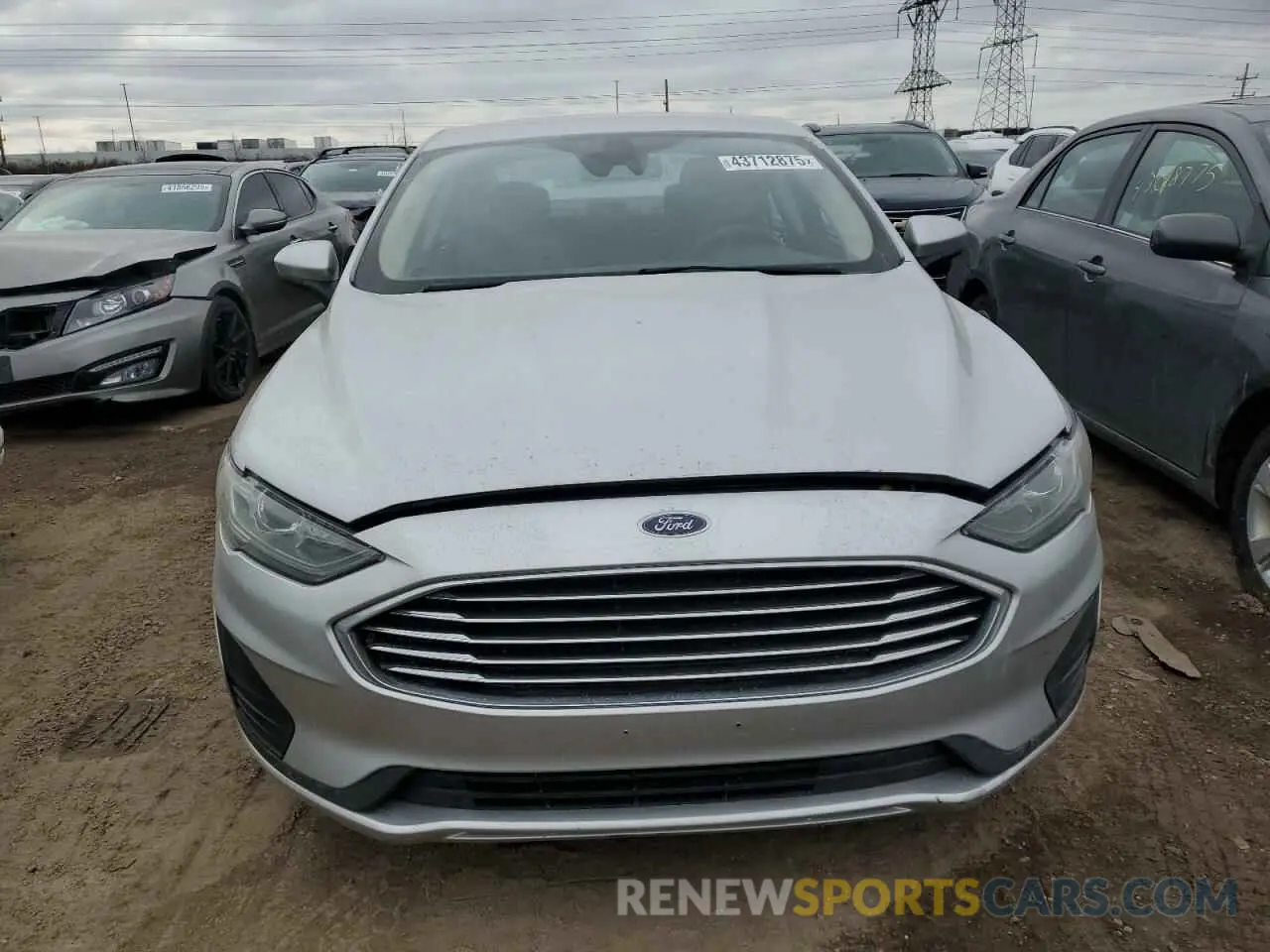 5 Photograph of a damaged car 3FA6P0LU3KR180801 FORD FUSION 2019
