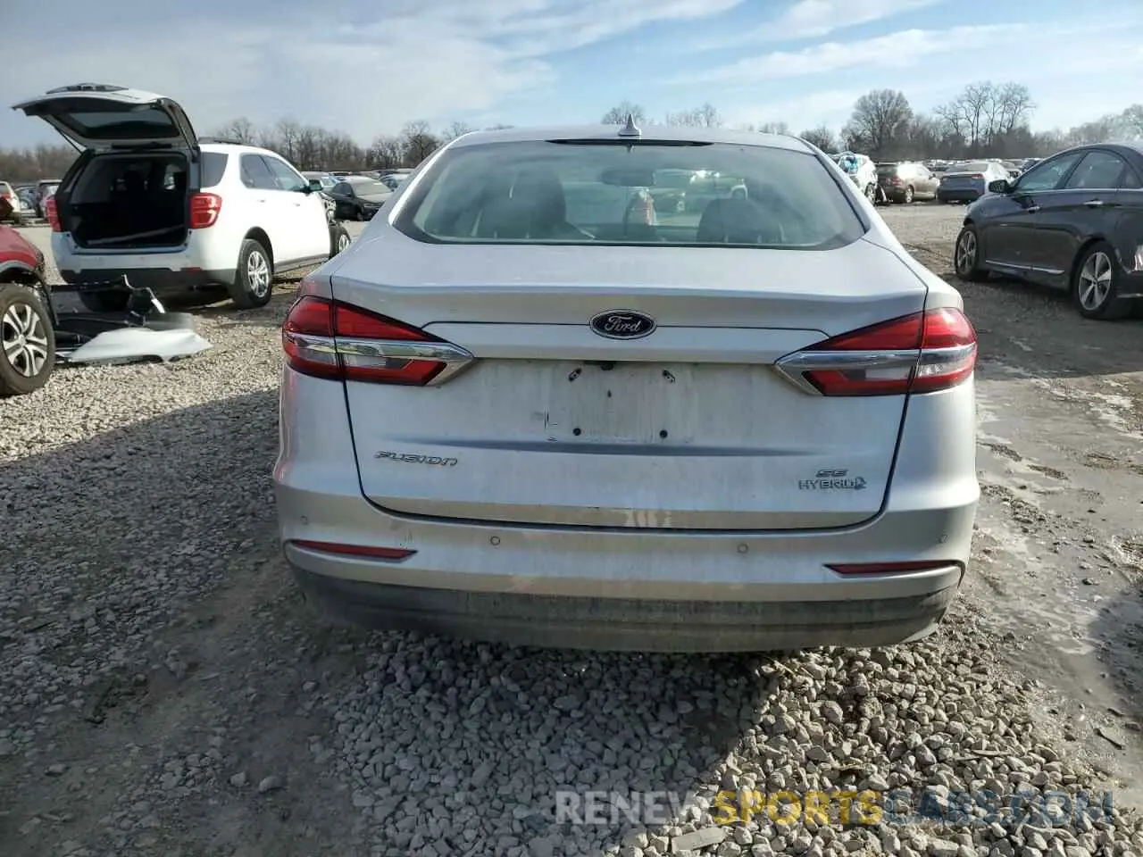 6 Photograph of a damaged car 3FA6P0LU3KR188221 FORD FUSION 2019