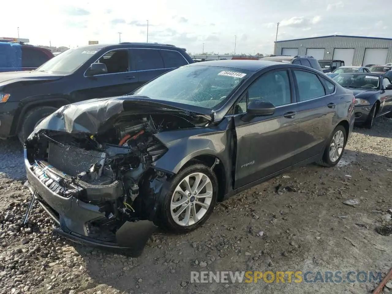 1 Photograph of a damaged car 3FA6P0LU3KR199834 FORD FUSION 2019