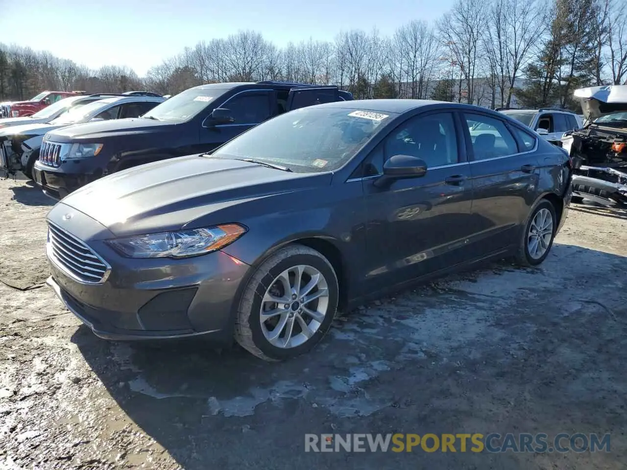 1 Photograph of a damaged car 3FA6P0LU3KR211111 FORD FUSION 2019