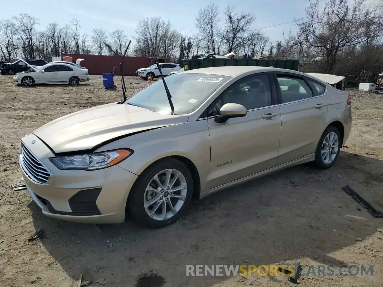 1 Photograph of a damaged car 3FA6P0LU4KR146365 FORD FUSION 2019