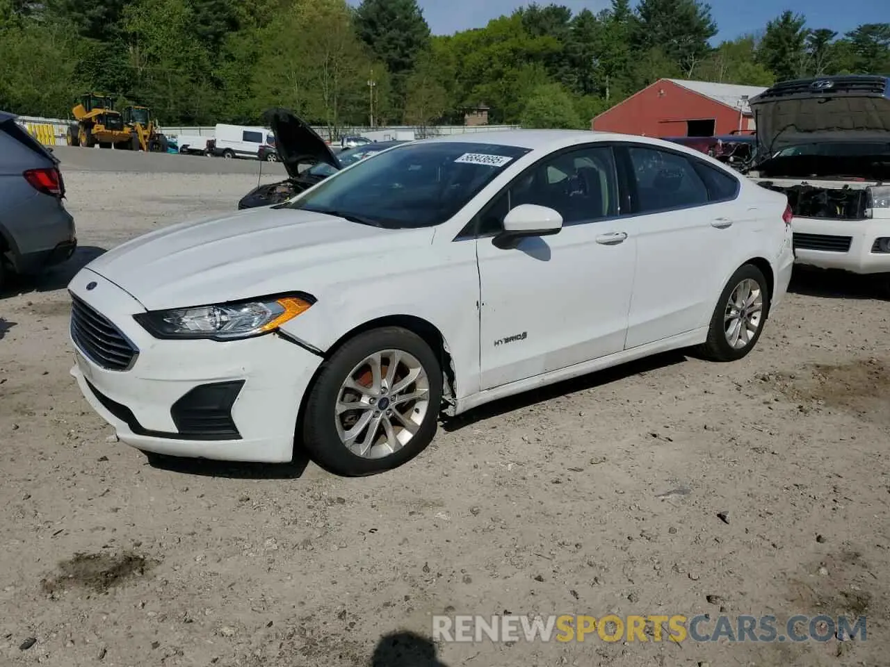 1 Photograph of a damaged car 3FA6P0LU4KR262729 FORD FUSION 2019