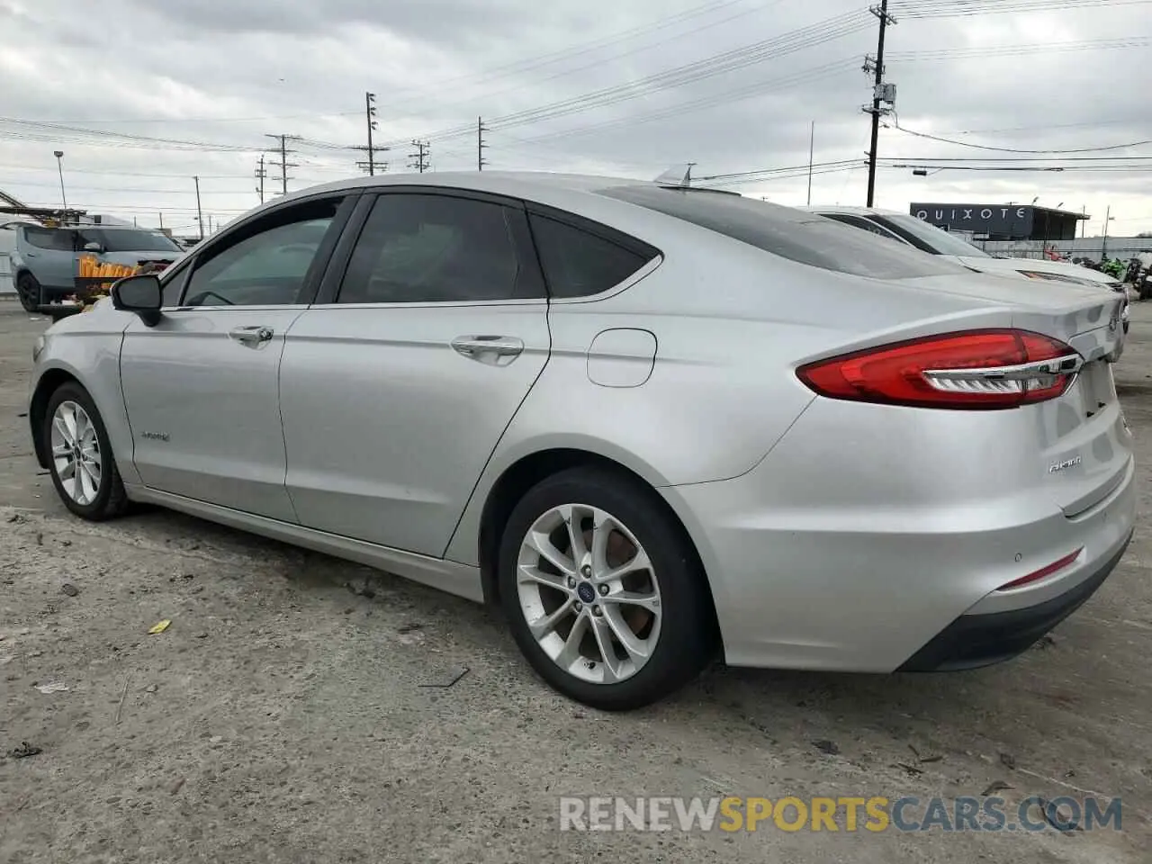 2 Photograph of a damaged car 3FA6P0LU6KR119961 FORD FUSION 2019