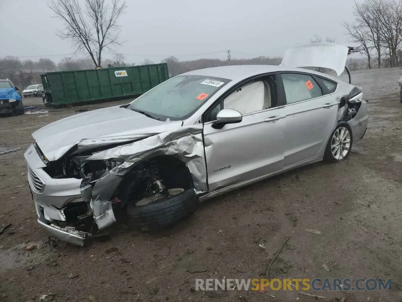 1 Photograph of a damaged car 3FA6P0LU6KR188133 FORD FUSION 2019