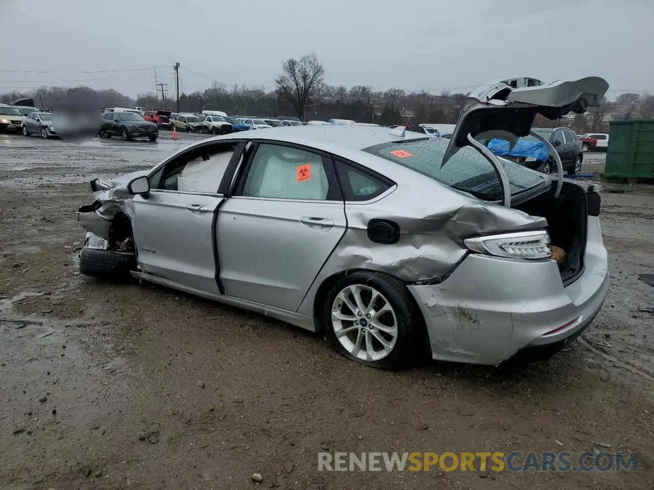 2 Photograph of a damaged car 3FA6P0LU6KR188133 FORD FUSION 2019