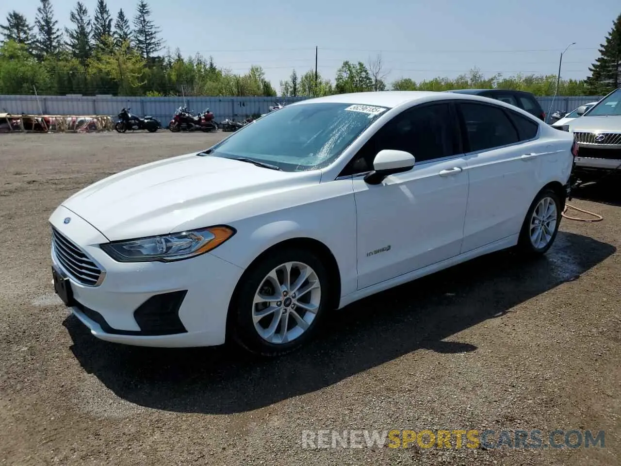 1 Photograph of a damaged car 3FA6P0LU6KR191405 FORD FUSION 2019