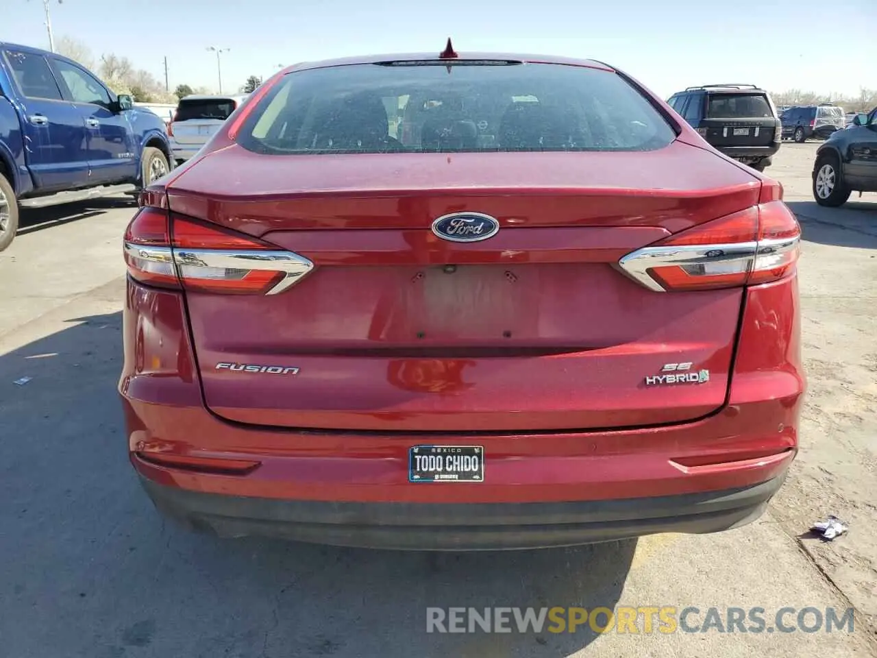 6 Photograph of a damaged car 3FA6P0LU6KR263901 FORD FUSION 2019
