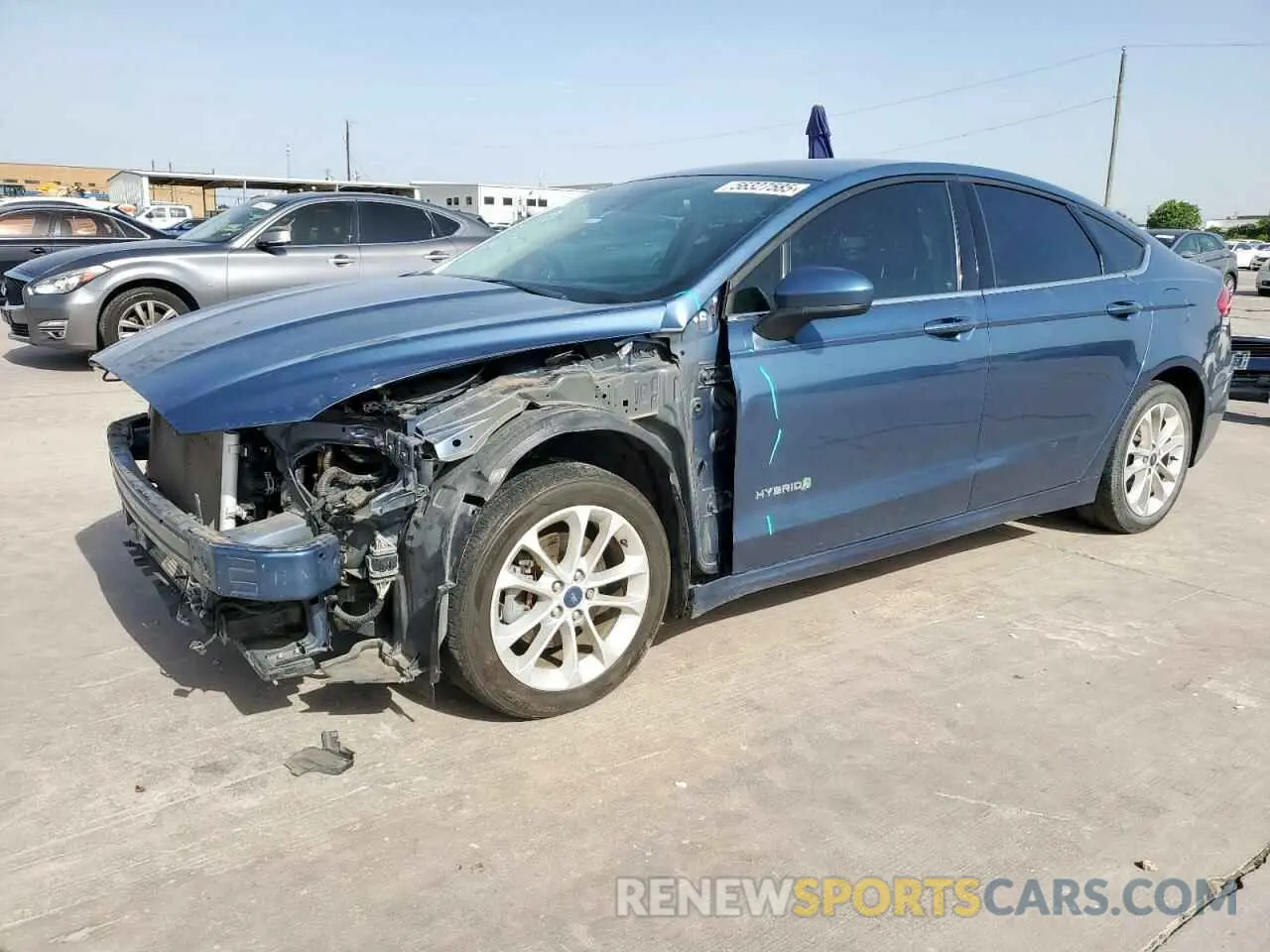 1 Photograph of a damaged car 3FA6P0LU7KR130953 FORD FUSION 2019