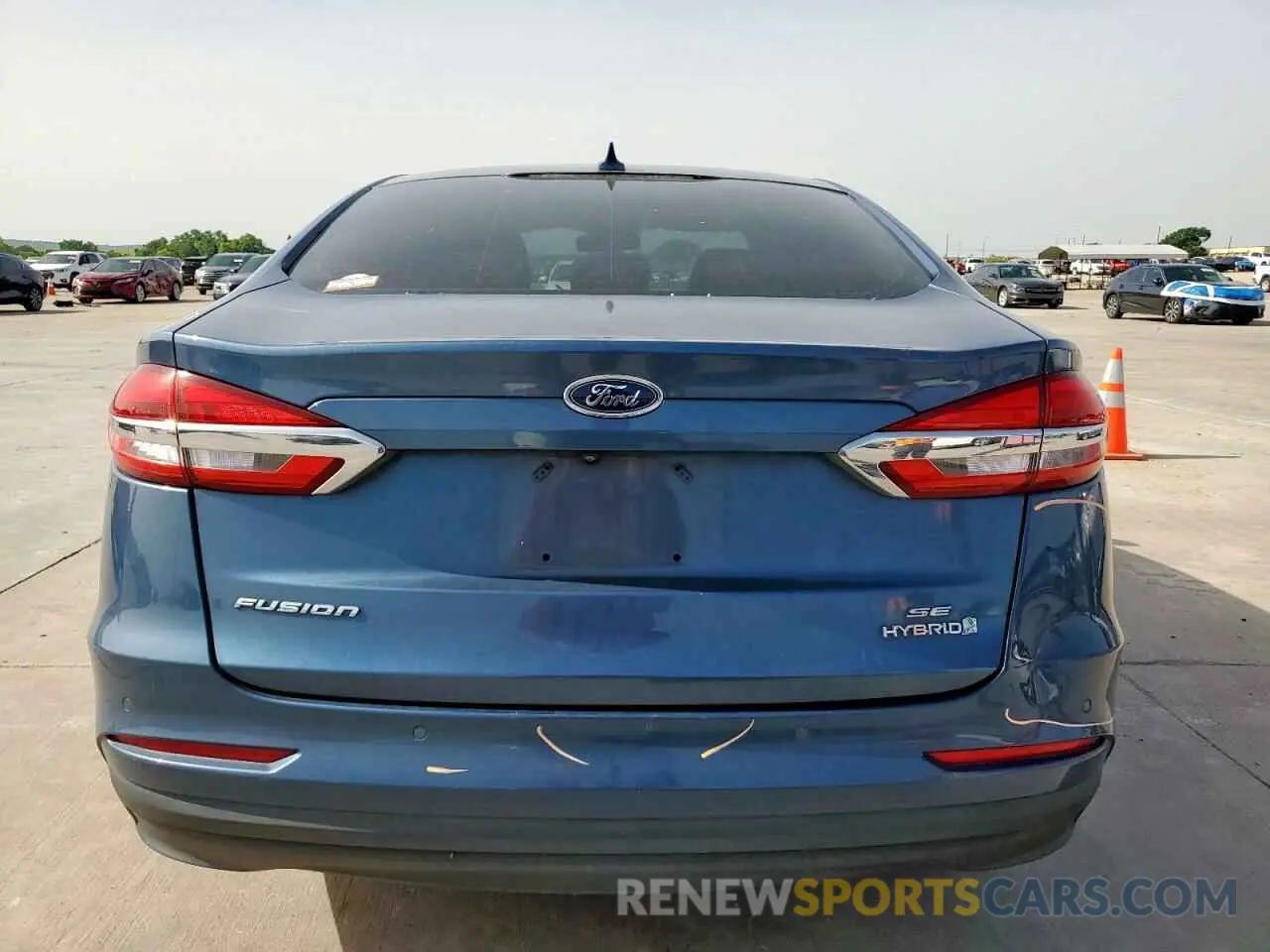 6 Photograph of a damaged car 3FA6P0LU7KR130953 FORD FUSION 2019