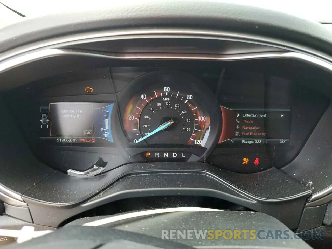 9 Photograph of a damaged car 3FA6P0LU7KR206574 FORD FUSION 2019