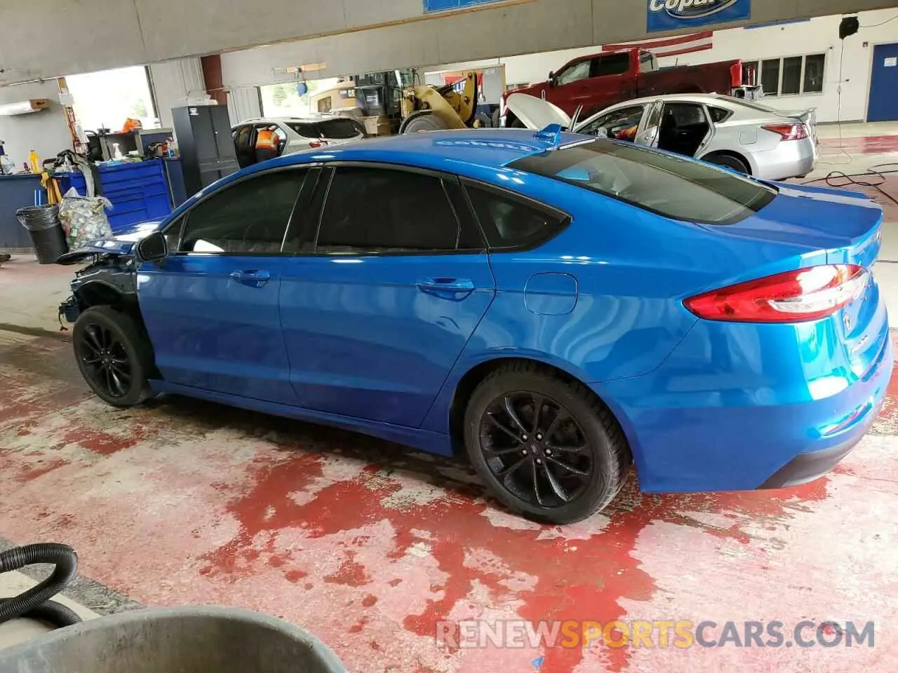 2 Photograph of a damaged car 3FA6P0LU7KR266953 FORD FUSION 2019