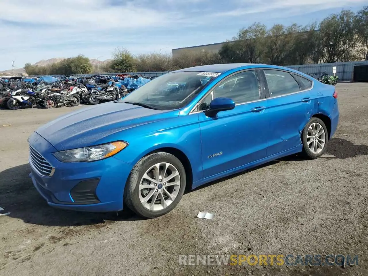 1 Photograph of a damaged car 3FA6P0LU7KR277239 FORD FUSION 2019
