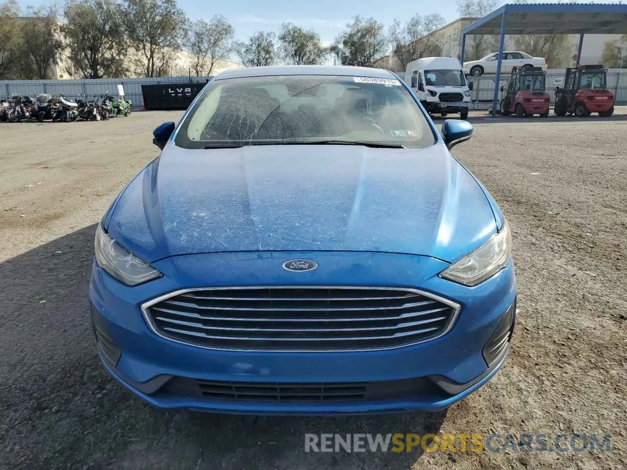 5 Photograph of a damaged car 3FA6P0LU7KR277239 FORD FUSION 2019