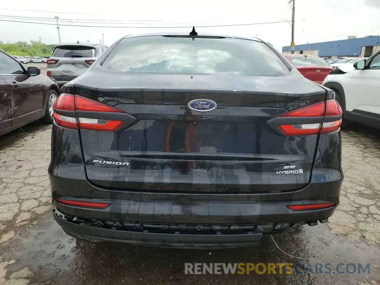 6 Photograph of a damaged car 3FA6P0LU8KR210844 FORD FUSION 2019