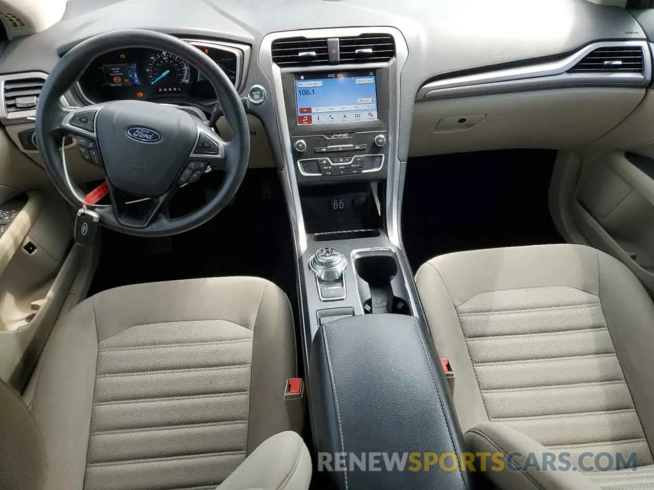 8 Photograph of a damaged car 3FA6P0LU9KR107657 FORD FUSION 2019