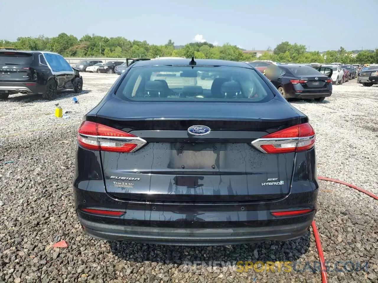 6 Photograph of a damaged car 3FA6P0LU9KR117248 FORD FUSION 2019
