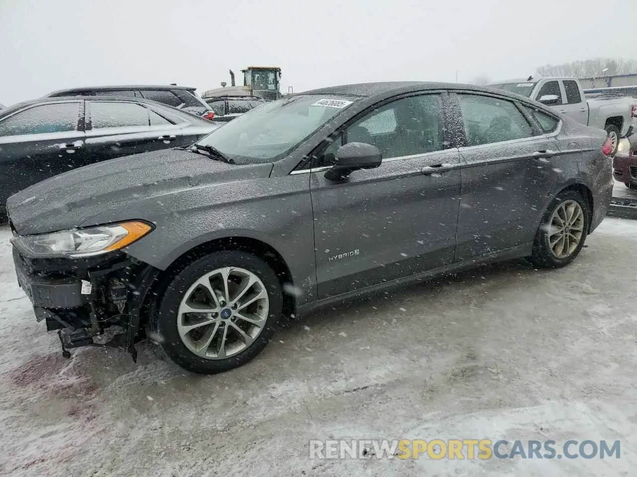 1 Photograph of a damaged car 3FA6P0LU9KR145955 FORD FUSION 2019