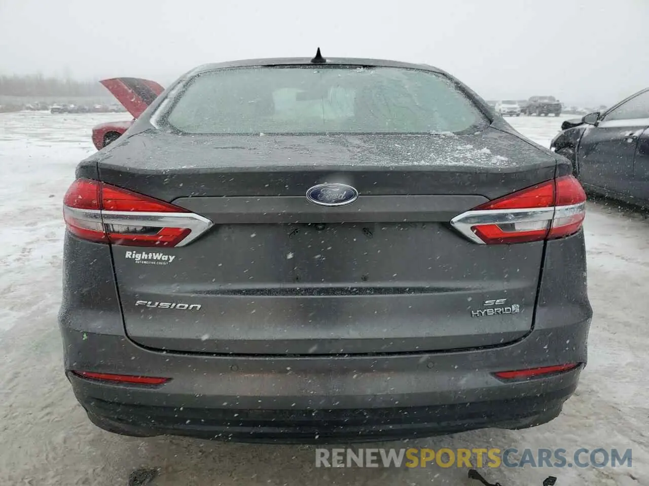 6 Photograph of a damaged car 3FA6P0LU9KR145955 FORD FUSION 2019