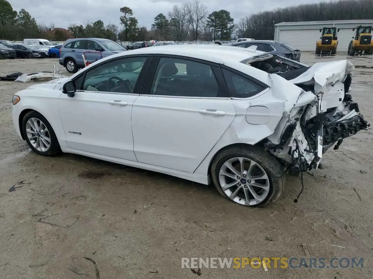 2 Photograph of a damaged car 3FA6P0LU9KR219214 FORD FUSION 2019