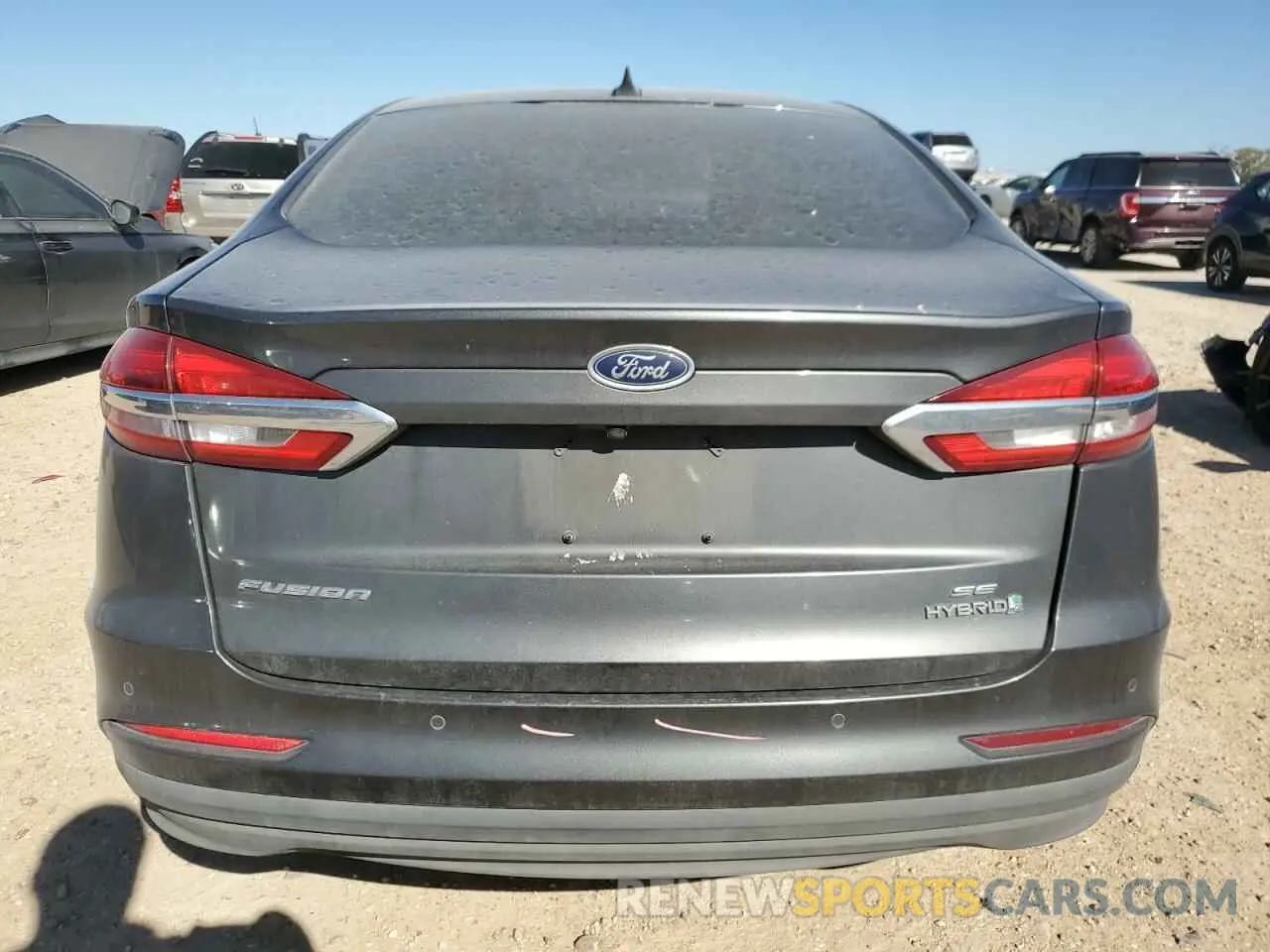 6 Photograph of a damaged car 3FA6P0LUXKR107053 FORD FUSION 2019