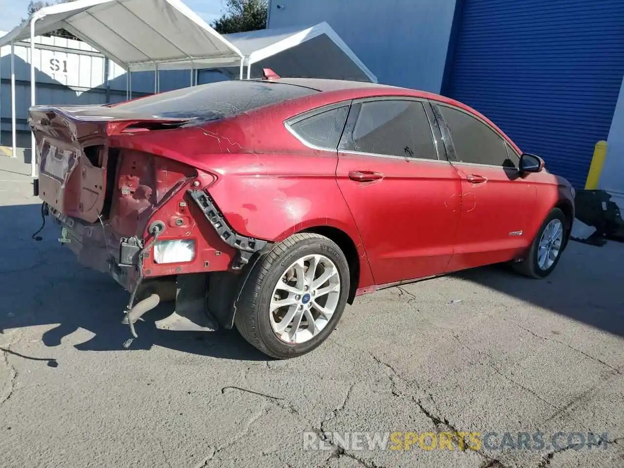 3 Photograph of a damaged car 3FA6P0LUXKR175322 FORD FUSION 2019