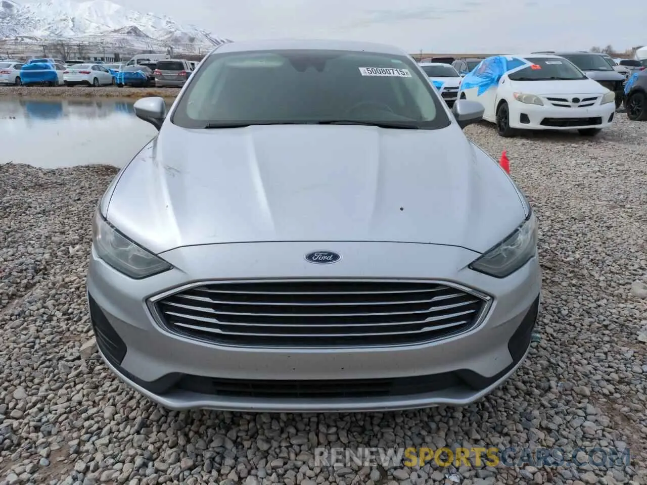 5 Photograph of a damaged car 3FA6P0LUXKR180293 FORD FUSION 2019