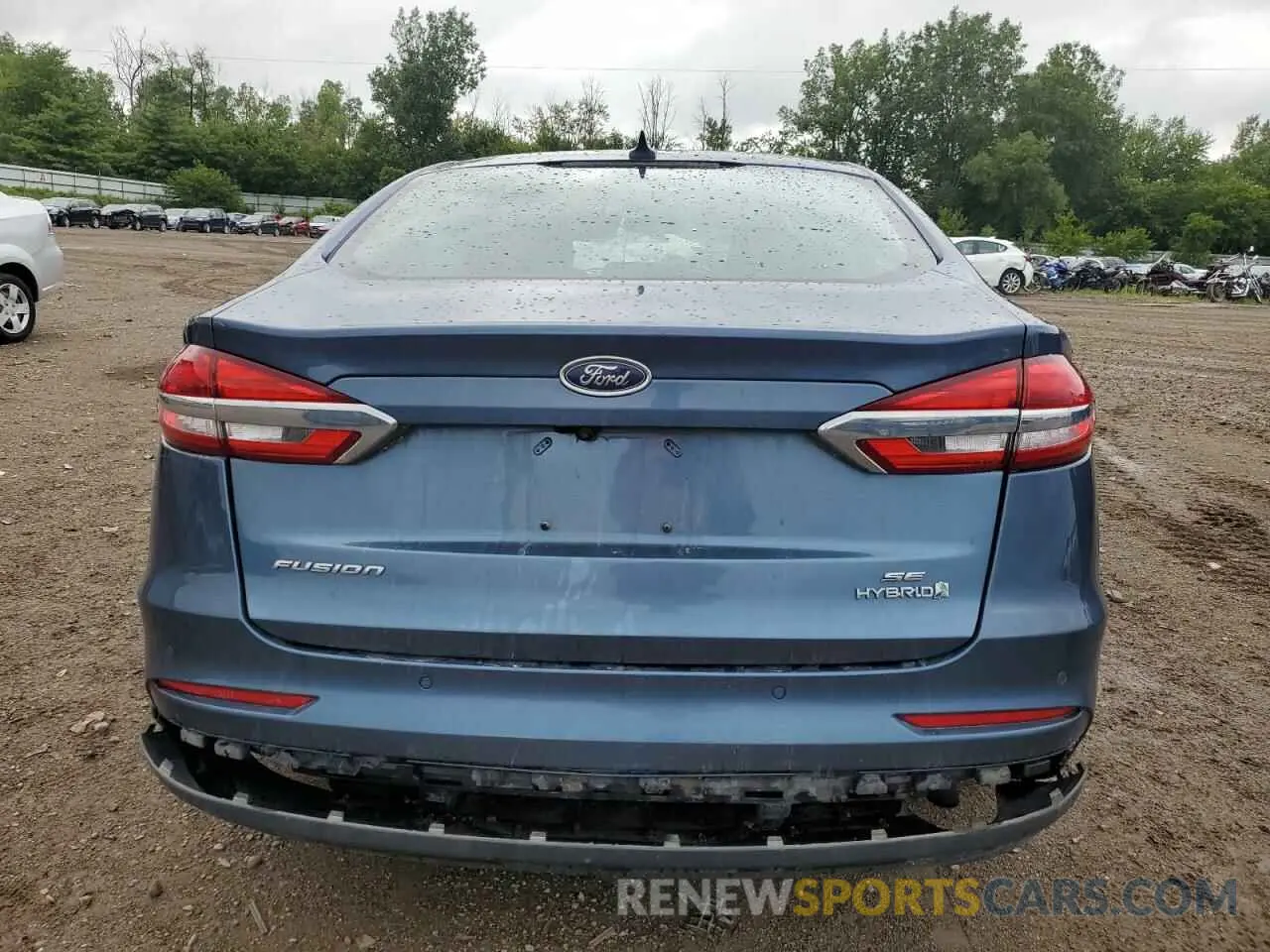 6 Photograph of a damaged car 3FA6P0LUXKR197921 FORD FUSION 2019