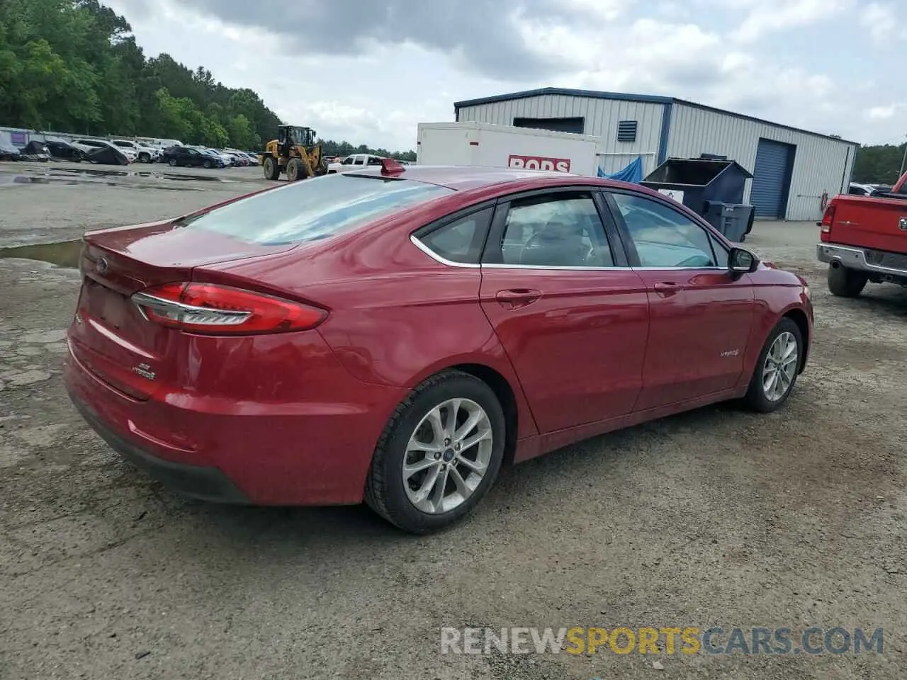 3 Photograph of a damaged car 3FA6P0LUXKR207718 FORD FUSION 2019