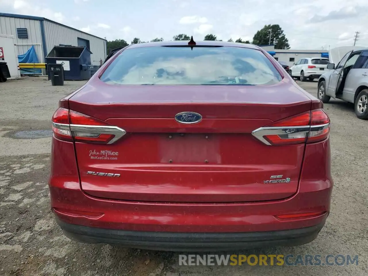 6 Photograph of a damaged car 3FA6P0LUXKR207718 FORD FUSION 2019