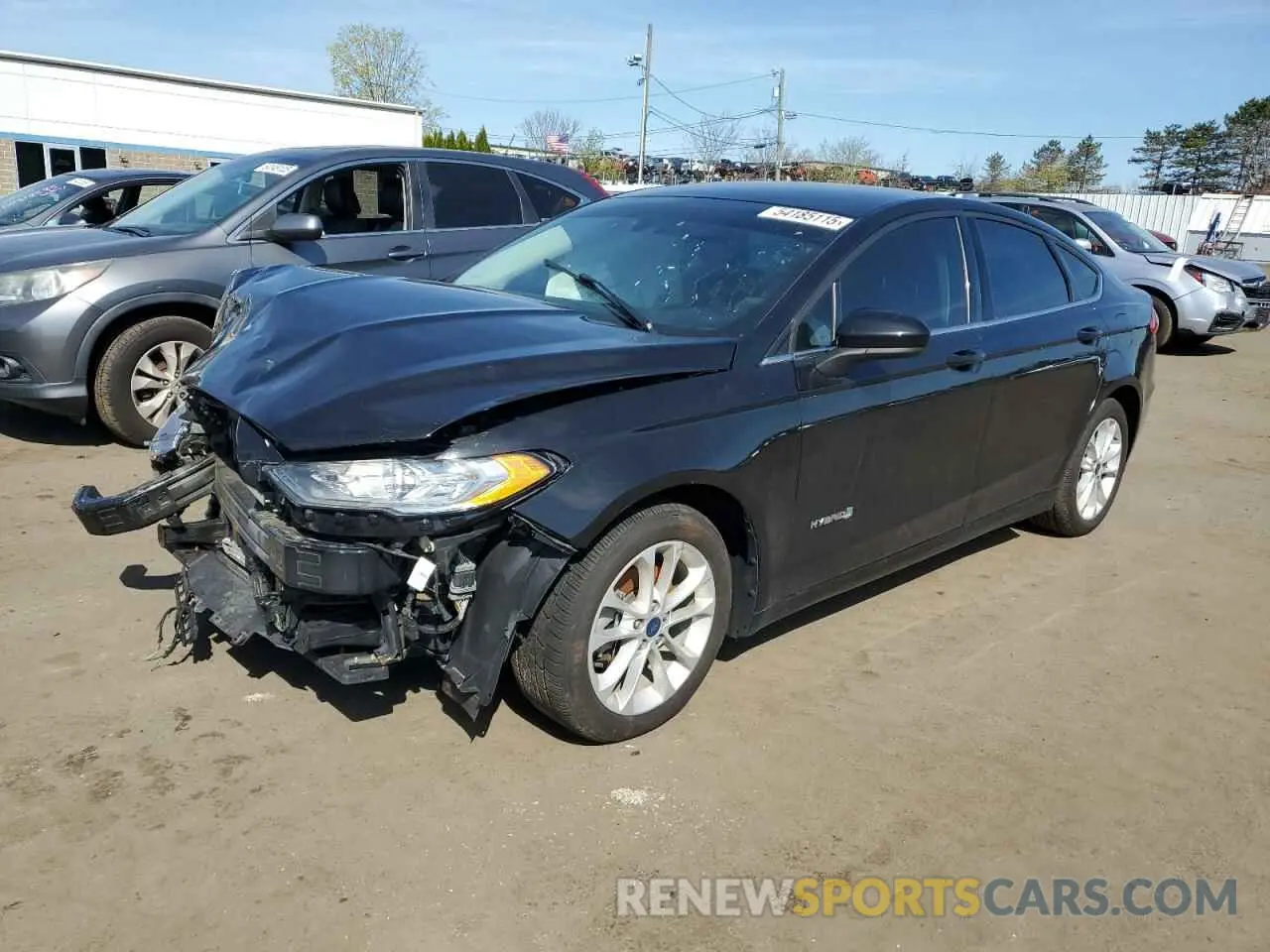 1 Photograph of a damaged car 3FA6P0LUXKR274464 FORD FUSION 2019