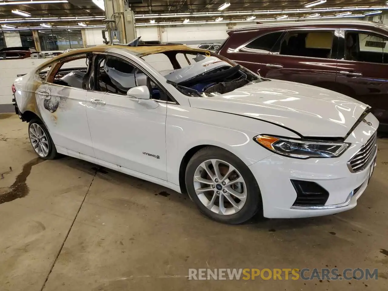 1 Photograph of a damaged car 3FA6P0MU1KR131353 FORD FUSION 2019