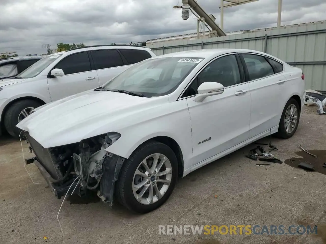 1 Photograph of a damaged car 3FA6P0MU2KR235897 FORD FUSION 2019