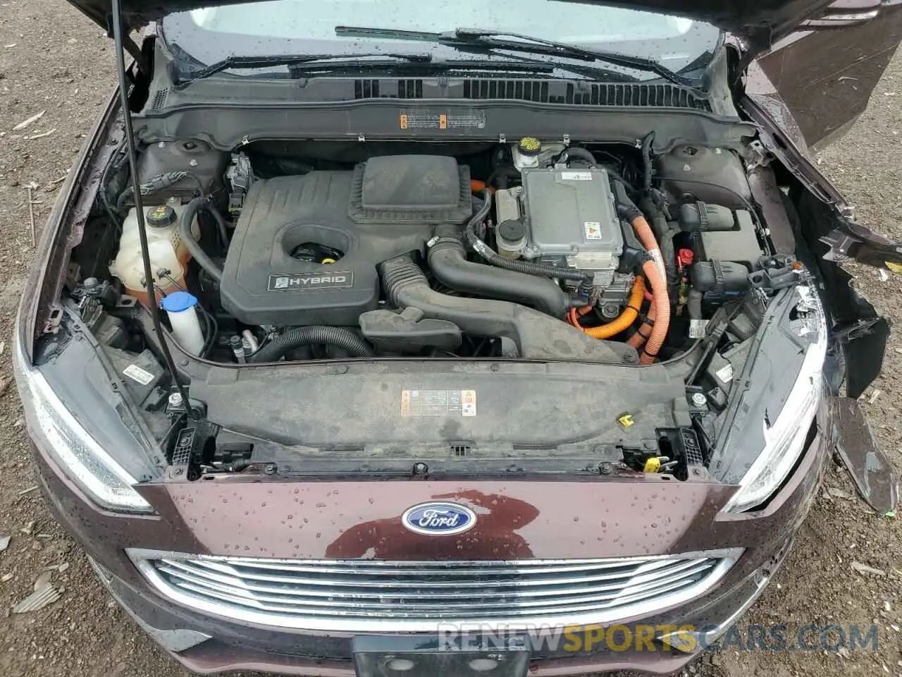 11 Photograph of a damaged car 3FA6P0MU3KR137395 FORD FUSION 2019